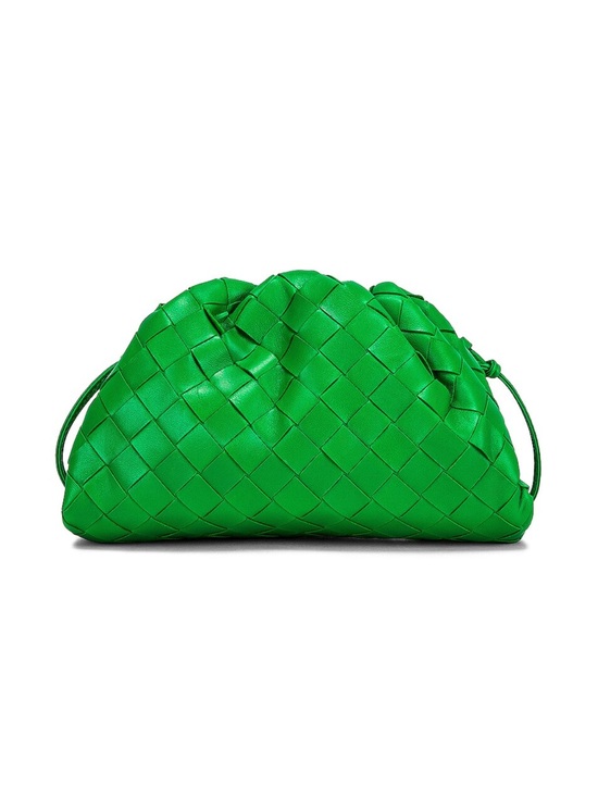 Bottega Veneta Handbags - $2900  BOTTEGA VENETA Mini Pouch Clutch in Parakeet and Gold with dust bag
